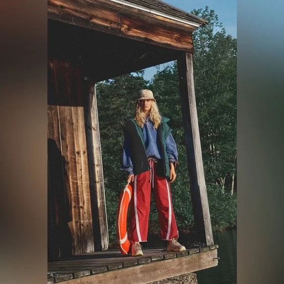 FP Movement by Free People Burgundy Track Pants - Picture 4 of 15